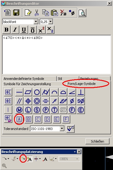 Form-und Lage Bezugserstellung ( Siemens Digital Industries Software/NX
