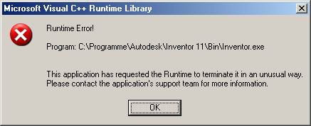 Mindjet Microsoft Visual C Runtime Library Error