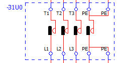 Symbol Schleifring (Elektrotechnik/EPLAN Electric P8 ...
