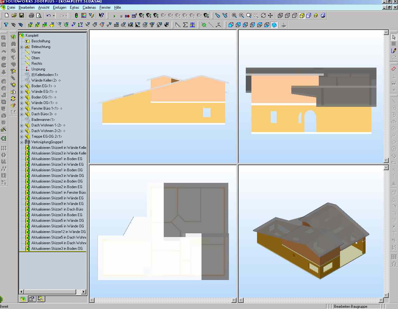 Kann Man Mit Solidworks Auch 3d Gebaude Zeichnen Ds Solidworks