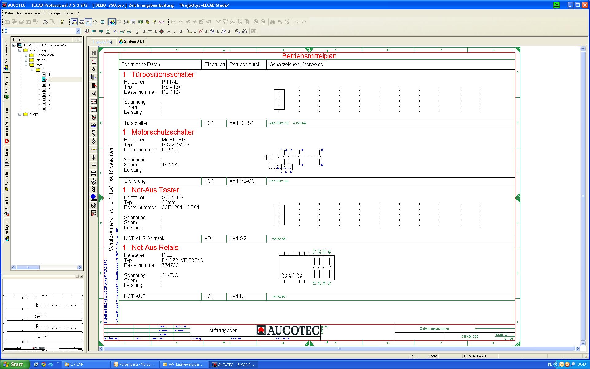 Betriebsmittelliste (Elektrotechnik/ELCAD) Foren auf CAD.de