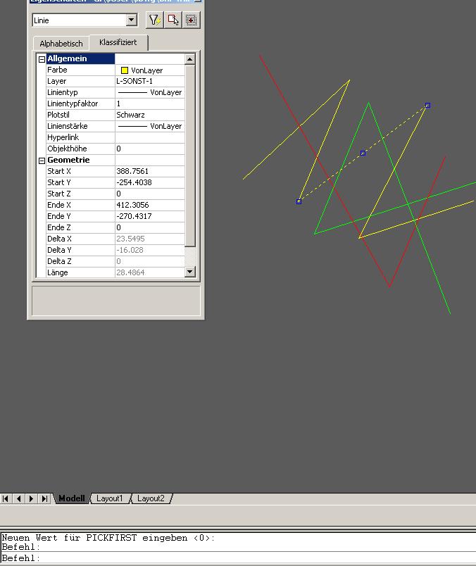 First Pick Autocad IEngenschaftenfenster zeigt mein aktiviertes Objekt nicht an (Autodesk ...