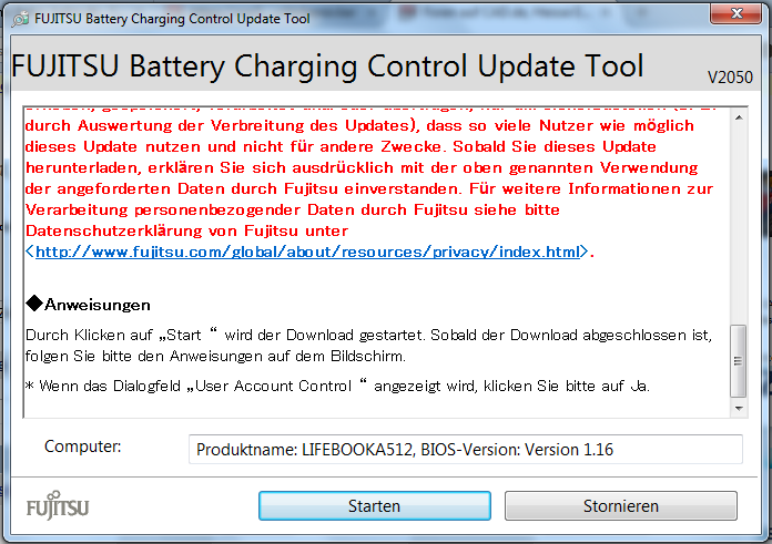 Fujitsu Battery Update - Virus? (Plauderecke/Heisse Eisen) - Foren auf  CAD.de