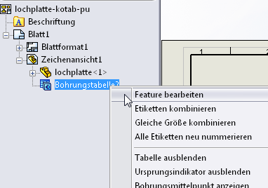 Bohrungstabelle aktualisieren ? (DS SolidWorks/SolidWorks) - Foren auf