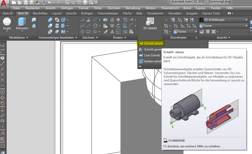 3dschnitt (Autodesk/Rund um AutoCAD) - Foren auf CAD.de