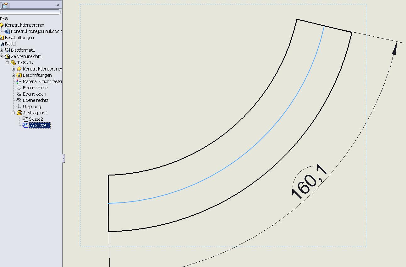 Bogenlängenbemassung (DS SolidWorks/SolidWorks) - Foren auf CAD.de