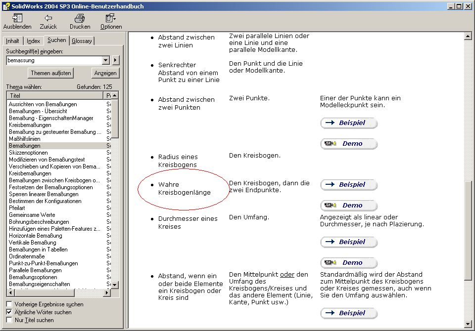 Bogenmaß (DS SolidWorks/SolidWorks) - Foren auf CAD.de