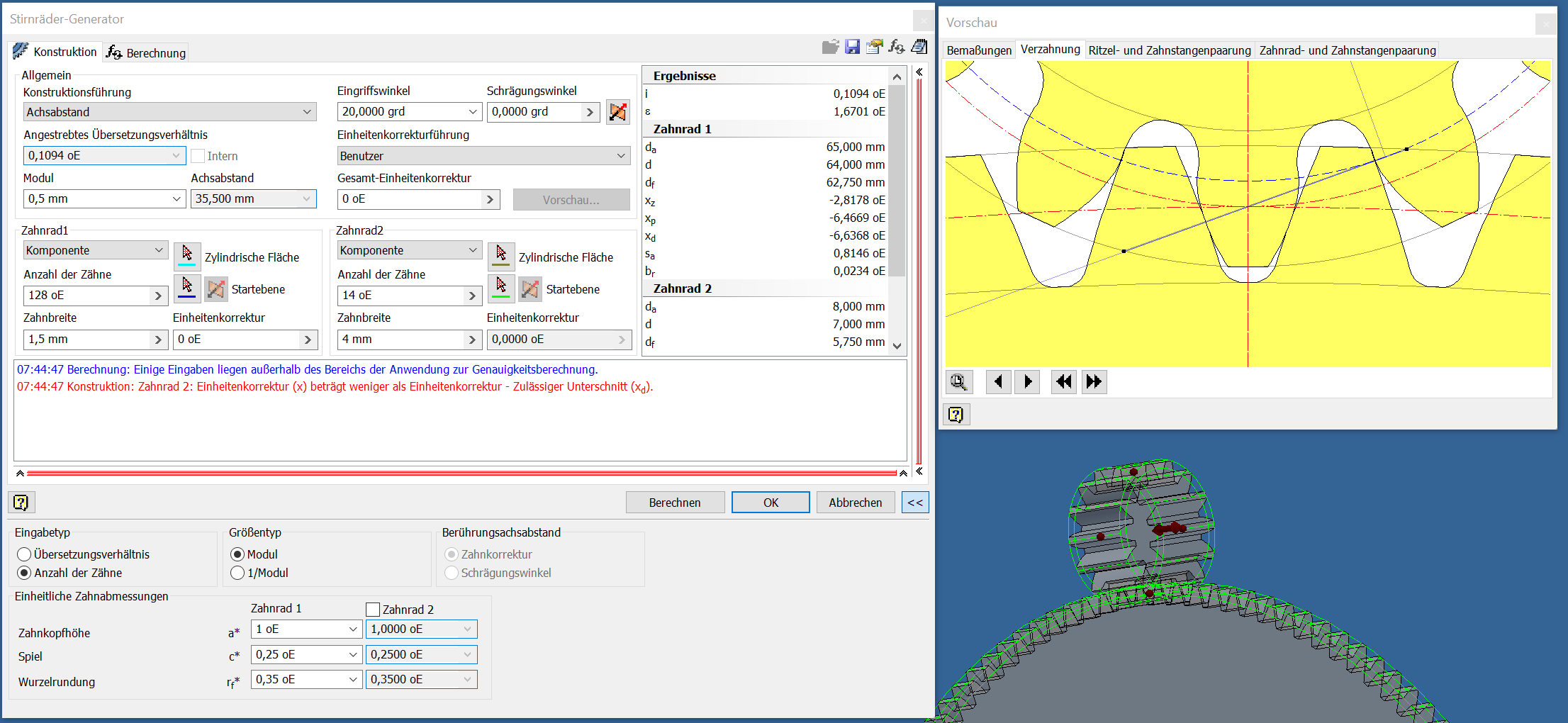 Zahnstange mit Zahnrad bewegen (Autodesk/Inventor) - Foren auf CAD.de