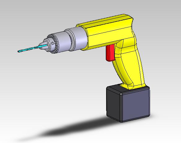 Modell einer Handbohrmaschine (DS SolidWorks/SolidWorks) - Foren auf CAD.de